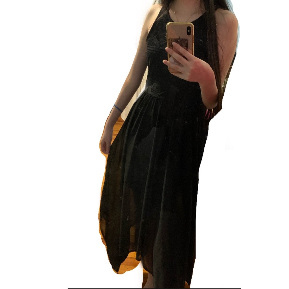black aztec dress